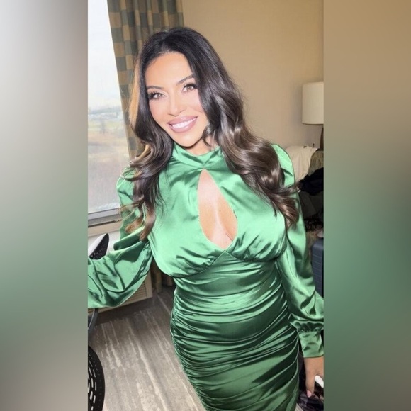 New! Majorelle Bristol Green Mini Dress 💚 XS - Picture 14 of 15